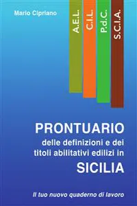 Prontuario delle definizioni e dei titoli abilitativi edilizi in Sicilia_cover