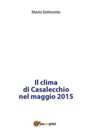 Il clima di Casalecchio nel maggio 2015