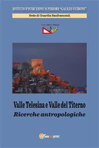 Valle Telesina e Valle del Titerno. Ricerche antropologiche_cover