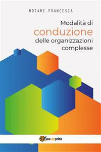 Modalità di conduzione delle organizzazioni complesse_cover