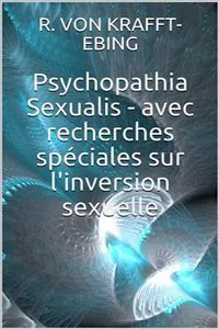 Psychopathia Sexualis - avec recherches spéciales sur l'inversion sexuelle_cover