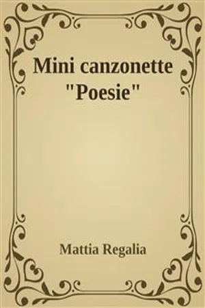 Mini canzonette "Poesie"