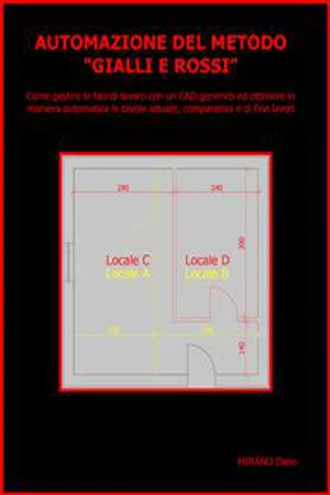 AUTOMAZIONE DEL METODO 'GIALLI E ROSSI' .  Come gestire le fasi di lavoro con un CAD generico ed ottenere in maniera automatica le tavole attuale, comparativa e di fine lavori