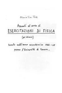 Esercitazioni di Fisica_cover