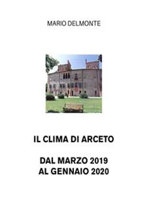 Il clima di Arceto dal marzo 2019 al gennaio 2020