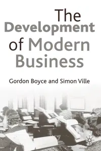 The Development of Modern Business_cover