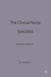 The Clinical Nurse Specialist_cover