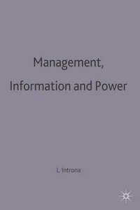 Management, Information and Power_cover