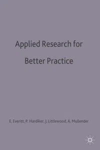 Applied Research for Better Practice_cover