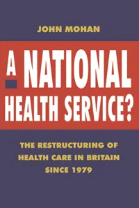 A National Health Service?_cover