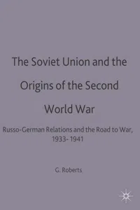 The Soviet Union and the Origins of the Second World War_cover