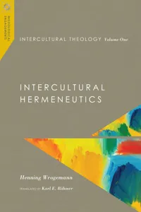 Intercultural Theology, Volume One_cover