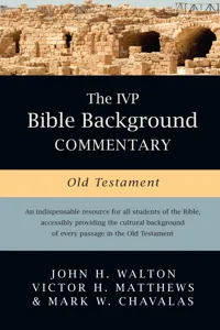 The IVP Bible Background Commentary: Old Testament_cover