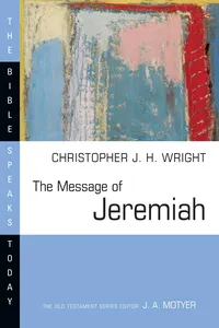 The Message of Jeremiah_cover