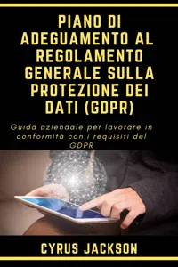 Piano di Adeguamento al Regolamento Generale Sulla Protezione dei Dati_cover