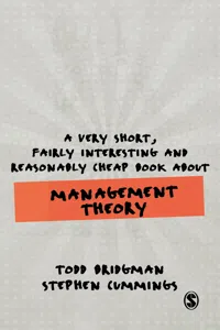A Very Short, Fairly Interesting and Reasonably Cheap Book about Management Theory_cover