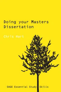 Doing Your Masters Dissertation_cover