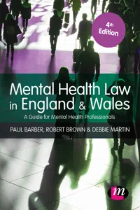 Mental Health Law in England and Wales_cover