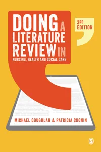 Doing a Literature Review in Nursing, Health and Social Care_cover