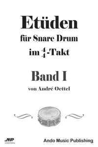 Etüden für Snare Drum im 4/4-Takt - Band 1_cover