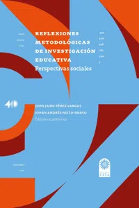 Reflexiones metodológicas de investigación educativa:_cover