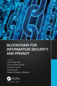 Blockchain for Information Security and Privacy_cover