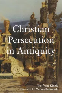 Christian Persecution in Antiquity_cover