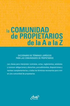 La comunidad de propietarios de la A a la Z