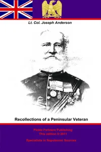 Recollections of a Peninsular Veteran_cover