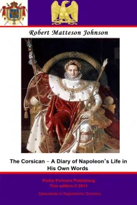 The Corsican – A Diary of Napoleon's Life in His Own Words_cover