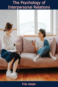 The Psychology of Interpersonal Relations_cover