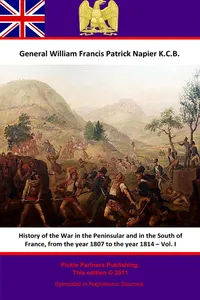 History Of The War In The Peninsular And In The South Of France, From The Year 1807 To The Year 1814 – Vol. I_cover