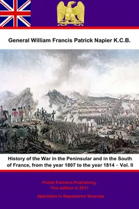 History Of The War In The Peninsular And In The South Of France, From The Year 1807 To The Year 1814 – Vol. II_cover