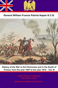 History Of The War In The Peninsular And In The South Of France, From The Year 1807 To The Year 1814 – Vol. III_cover