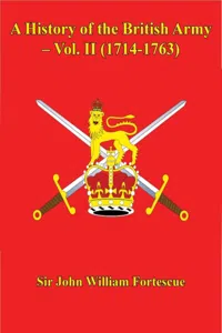 A History of the British Army – Vol. I_cover