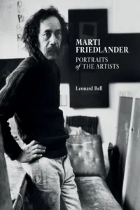 Marti Friedlander: Portraits of the Artists_cover