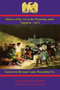 History of the War in the Peninsula, under Napoleon - Vol. I_cover