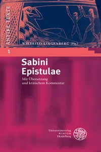 Sabini Epistulae_cover