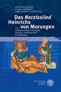 Das 'Narzisslied' Heinrichs von Morungen_cover