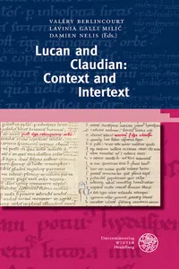 Lucan and Claudian: Context and Intertext_cover