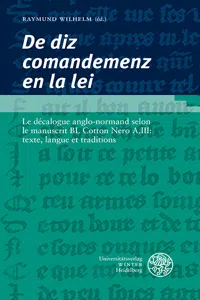 'De diz comandemenz en la lei'_cover