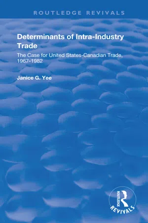 Determinants of Intra-Industry Trade