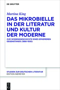 Das Mikrobielle in der Literatur und Kultur der Moderne_cover