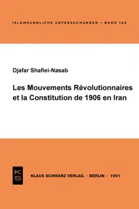 Les Mouvements révolutionnaires et la Constitution de 1906 en Iran_cover