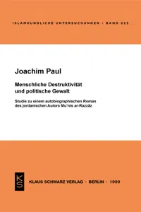 Menschliche Destruktivität und politische Gewalt_cover