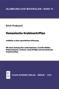 Osmanische Grabinschriften_cover