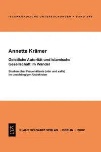 Geistliche Autorität und islamische Gesellschaft im Wandel_cover