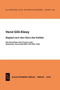 Bagdad nach dem Sturz des Kalifats_cover