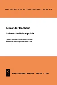 Italienische Nahostpolitik_cover