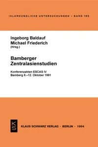 Bamberger Zentralasienstudien_cover